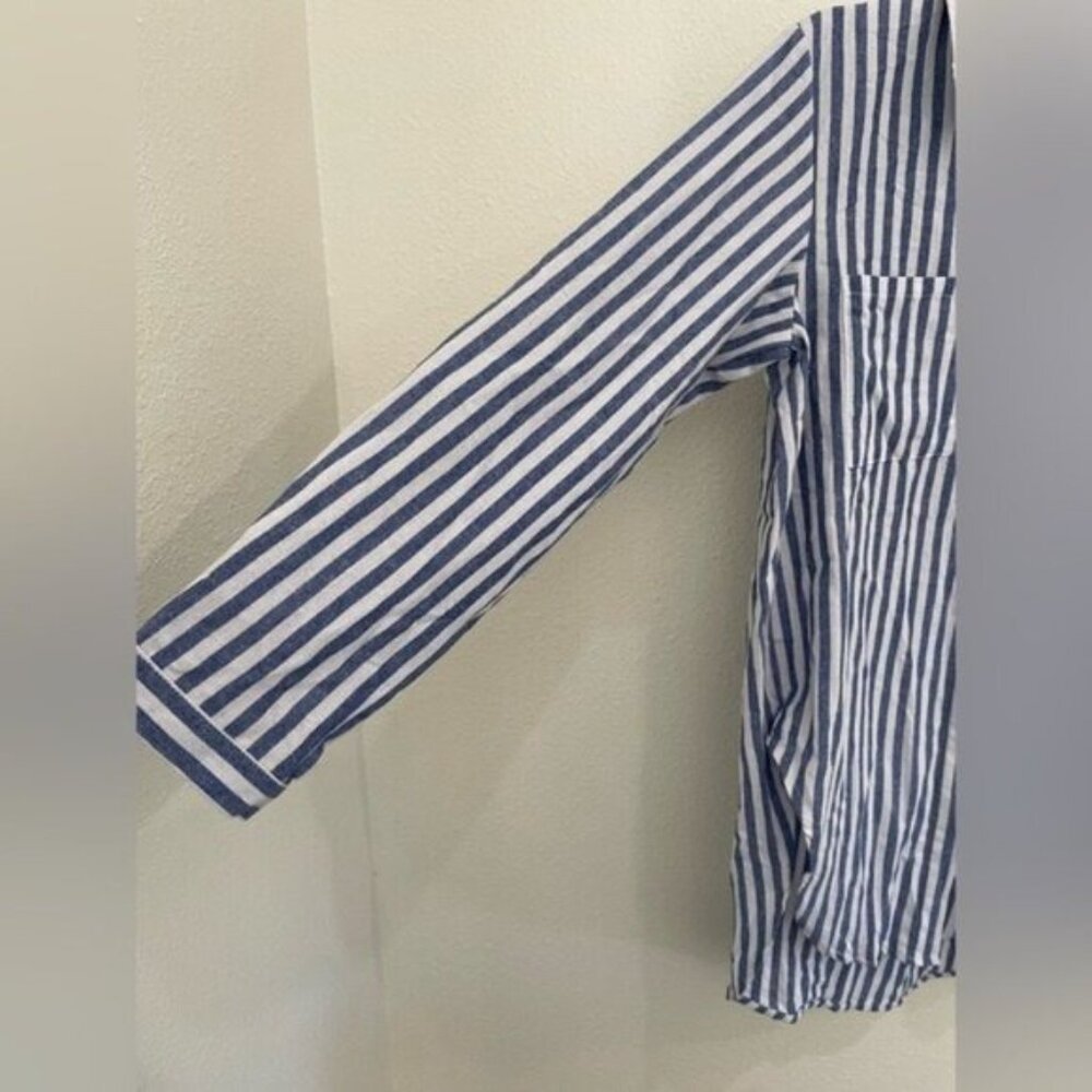 New Petal & Pup Striped Button Top Preppy Old Money Nautical Chic Academia - Picture 4 of 10